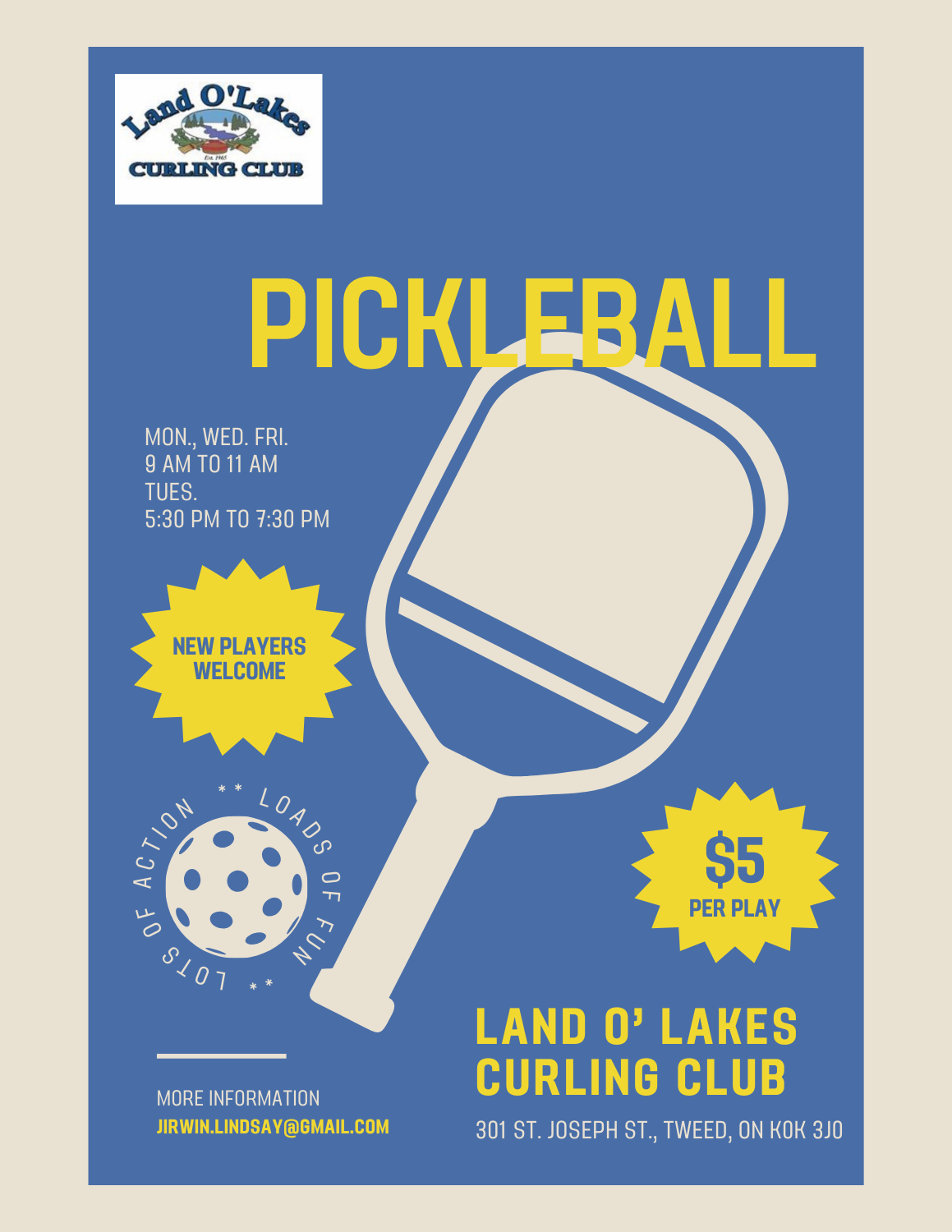 Pickleball Flyer 2024